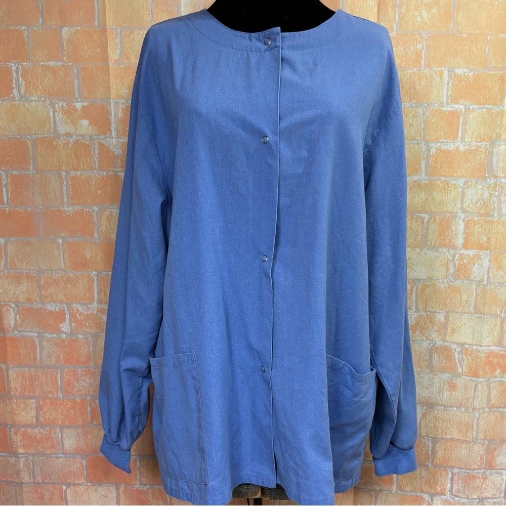 SB Scrubs Snap Front Scrub Jacket